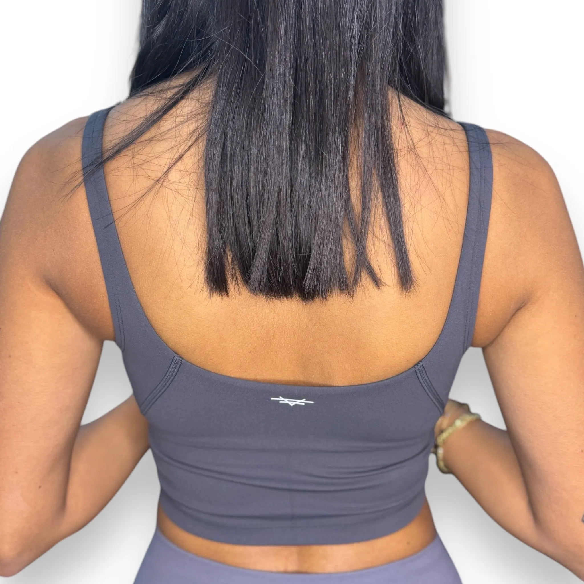 Essential Padded Top - Graphite Grey