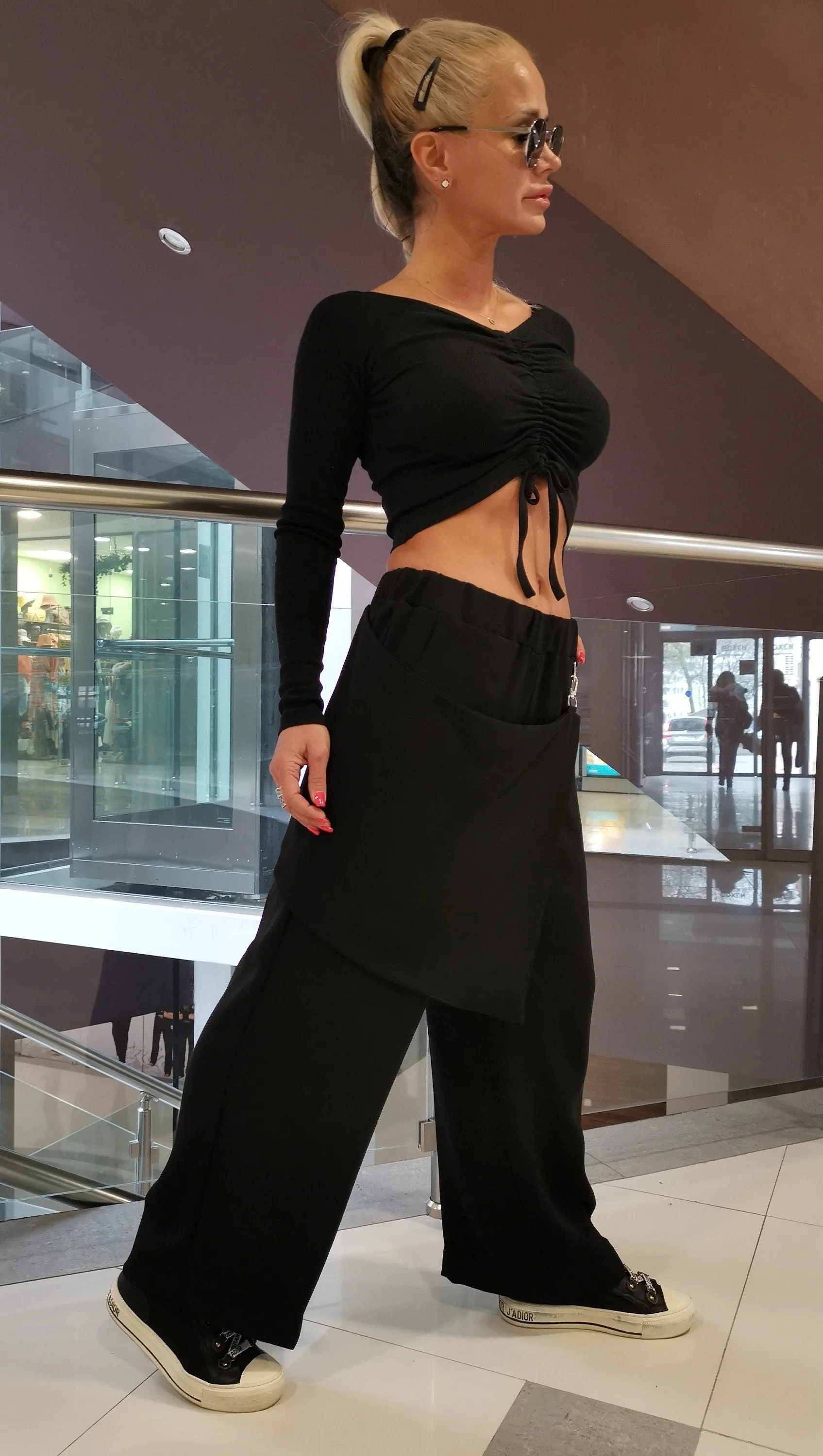 Extravagant Black Pants, Loose Pants, Casual Trousers, Pants & Skirt, Comfortable Pants, Party Trousers, Gothic Pants