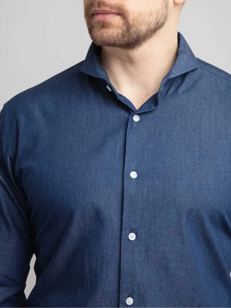 Extreme Cutaway Denim Shirt