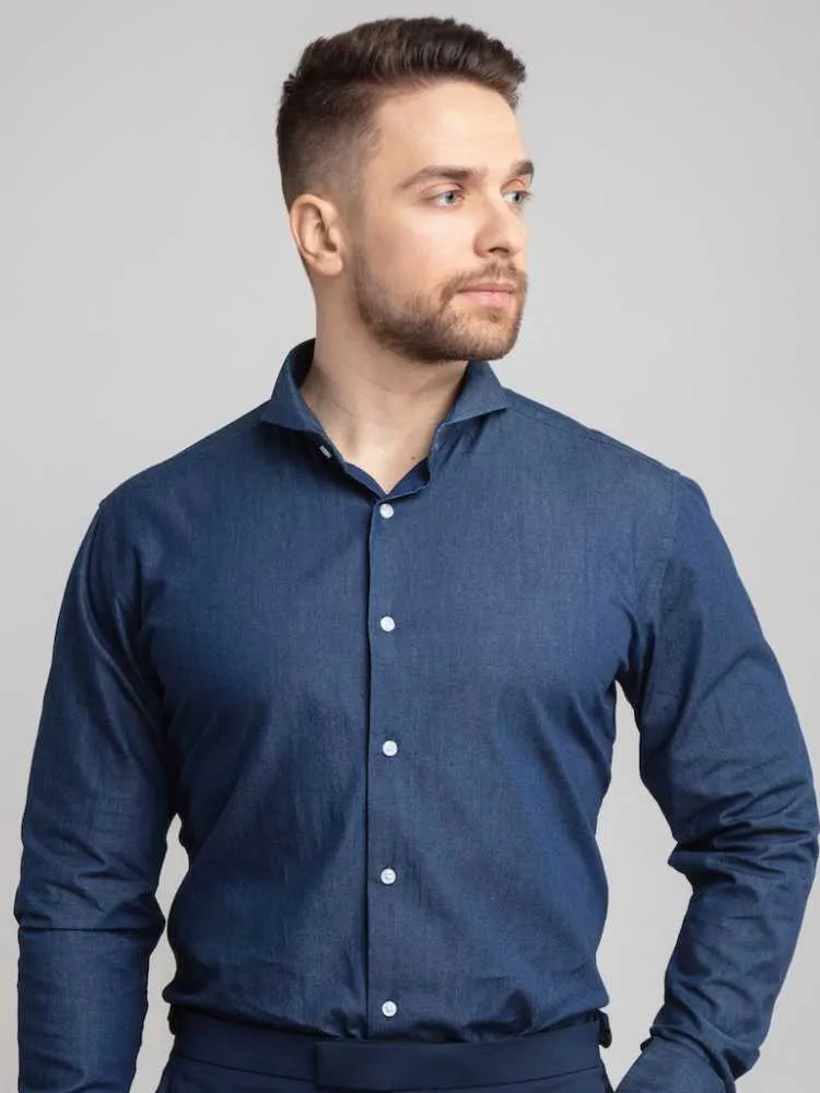 Extreme Cutaway Denim Shirt