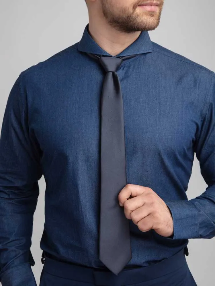 Extreme Cutaway Denim Shirt