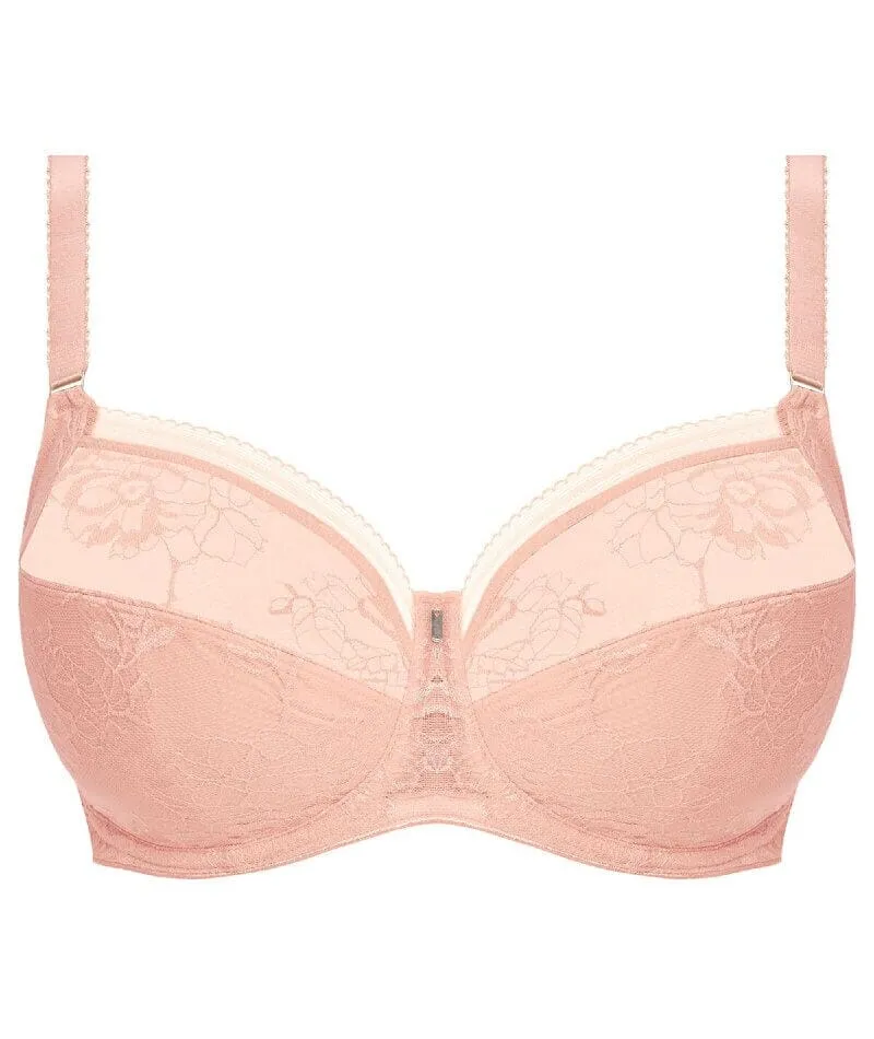 Fantasie Fusion Lace Underwire Full Cup Side Support Bra - Blush