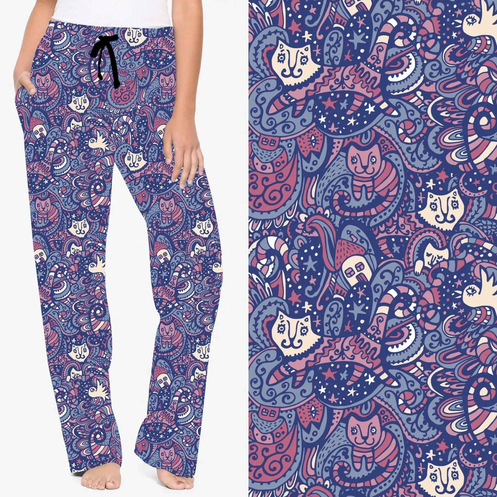 Feline Fantasy Lounge Pants