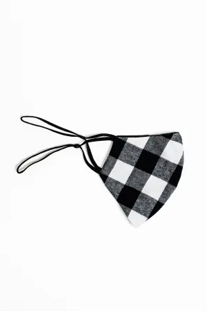 FLANNEL FACE MASK - BUFFALO CHECK