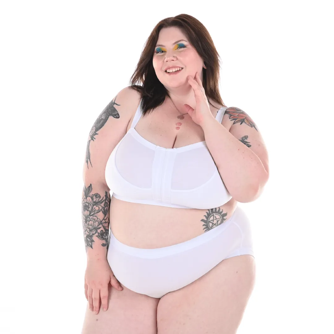 Flexi-Size Bra - White
