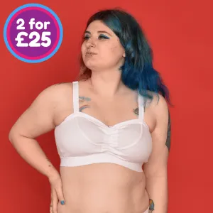 Flexi-Size Bra - White