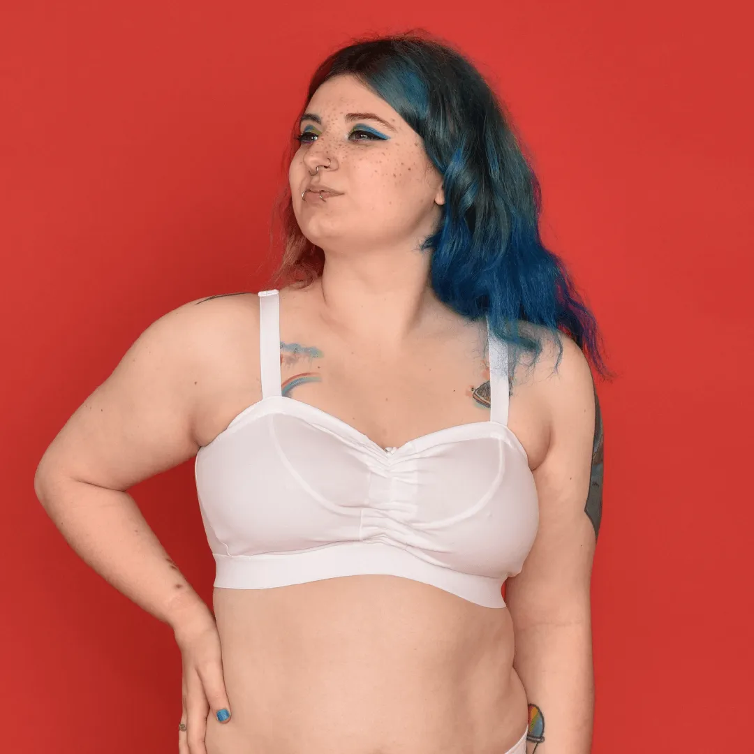 Flexi-Size Bra - White
