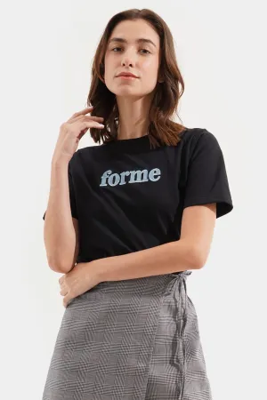 ForMe Denim Logo Tee