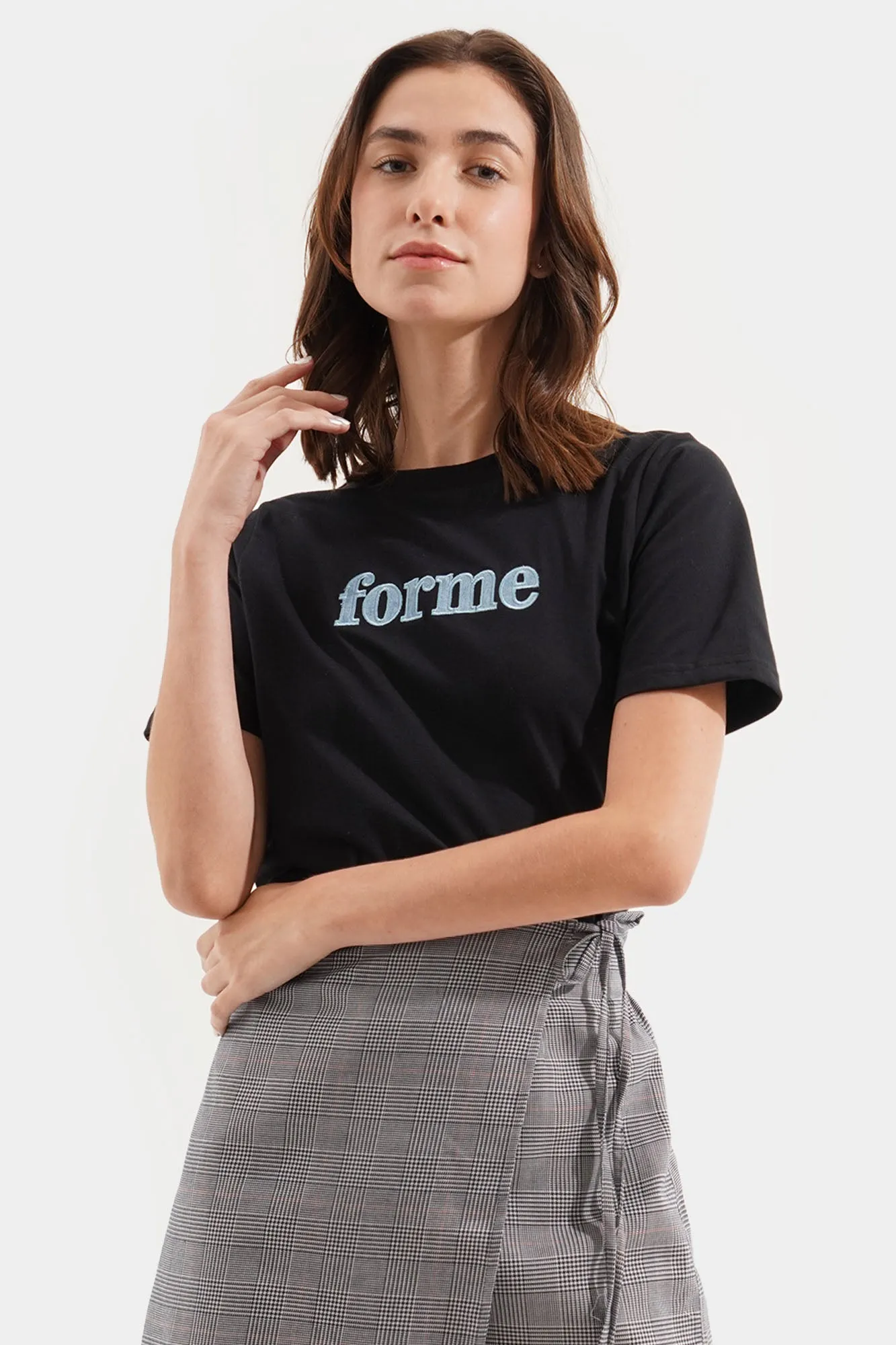 ForMe Denim Logo Tee