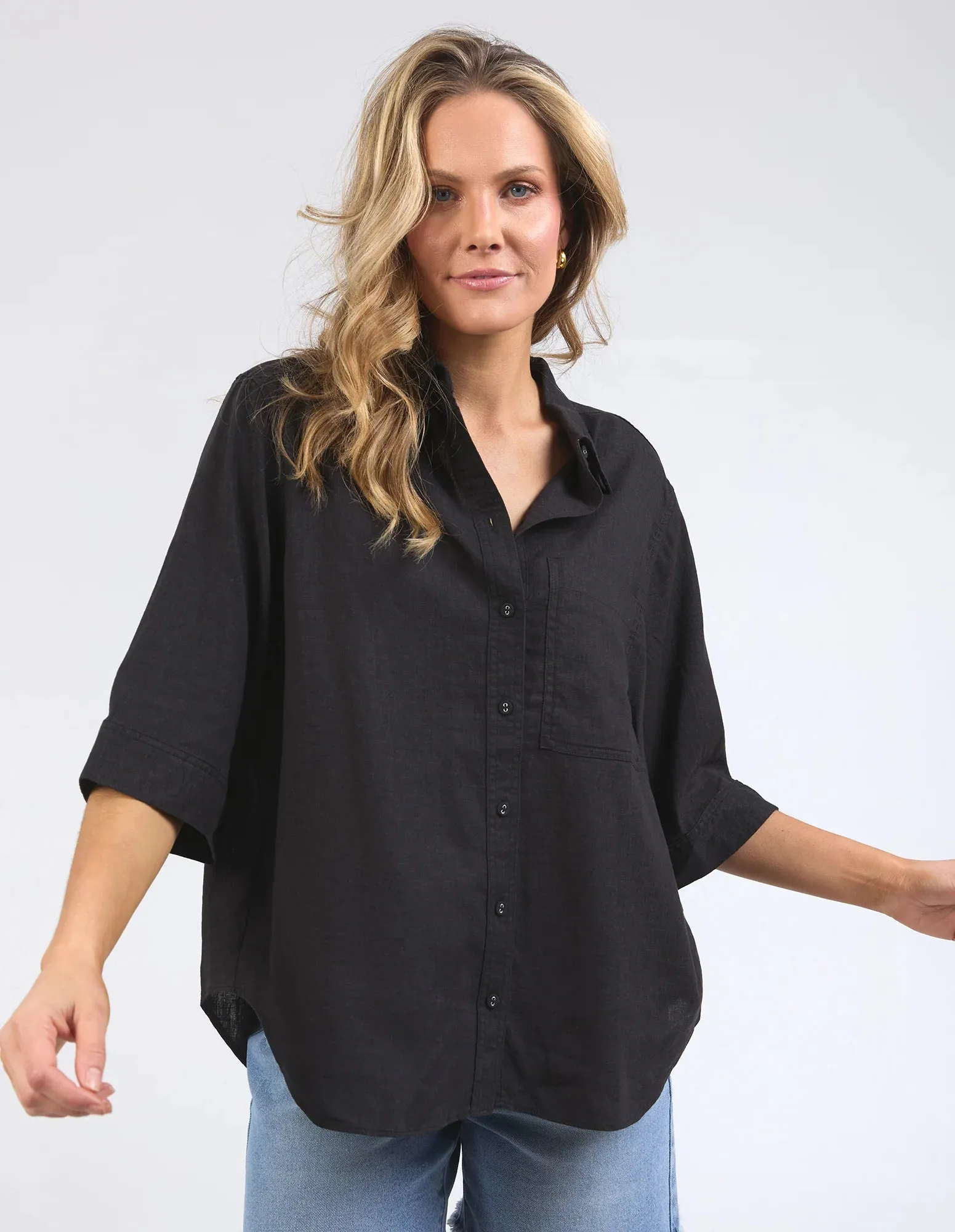 Foxwood II LEAH Shirt - Black