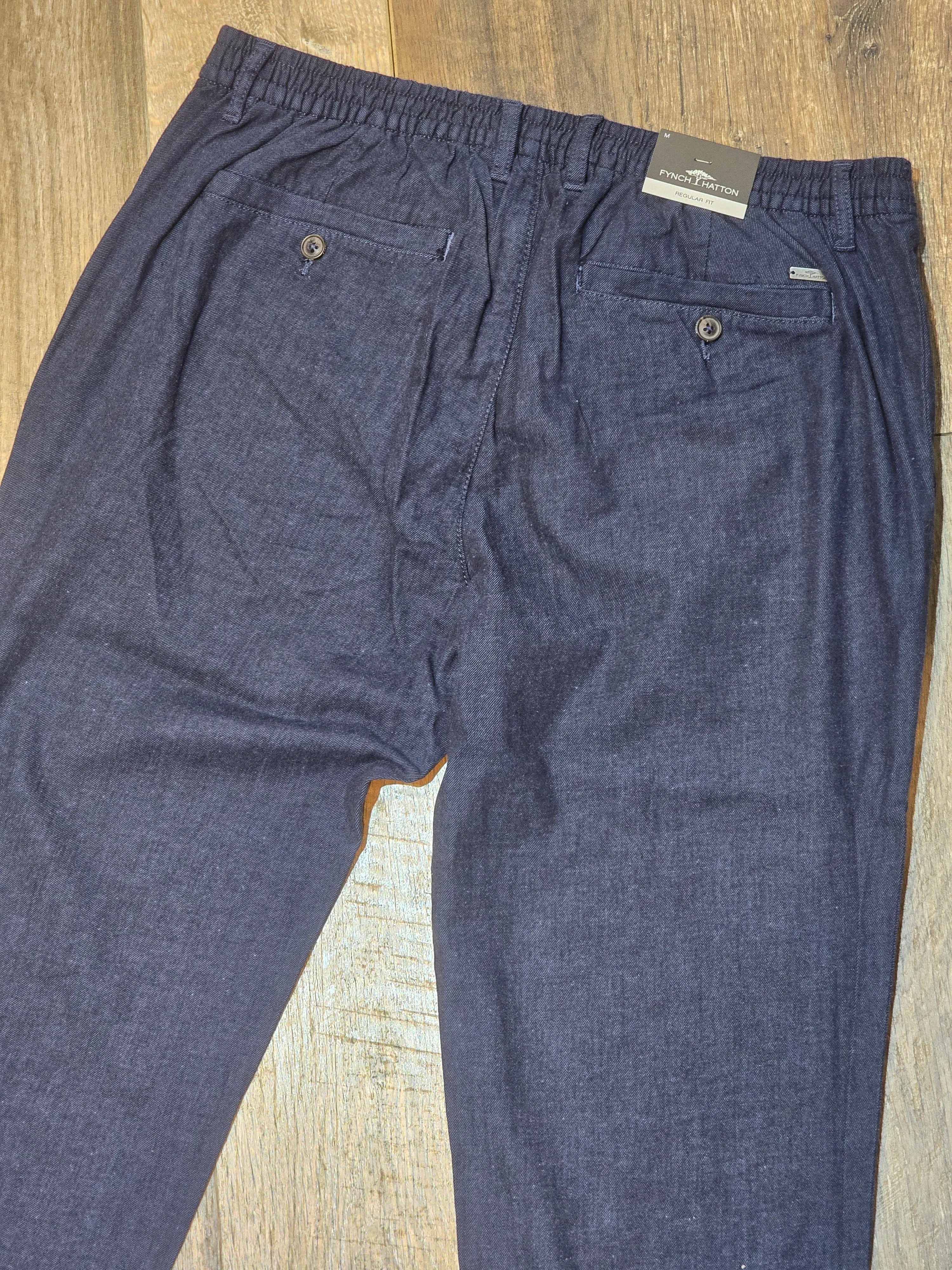 FYNCH-HATTON Regular Fit Two tone Structure Chino