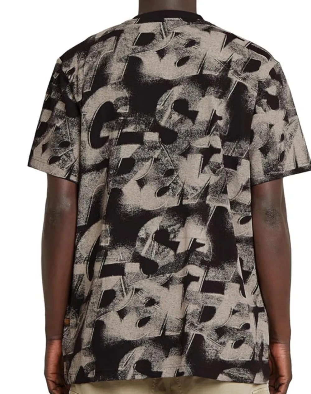 G-Star Raw Sprayed Letters Loose R T T-Shirt Black D26290-C338-H26451