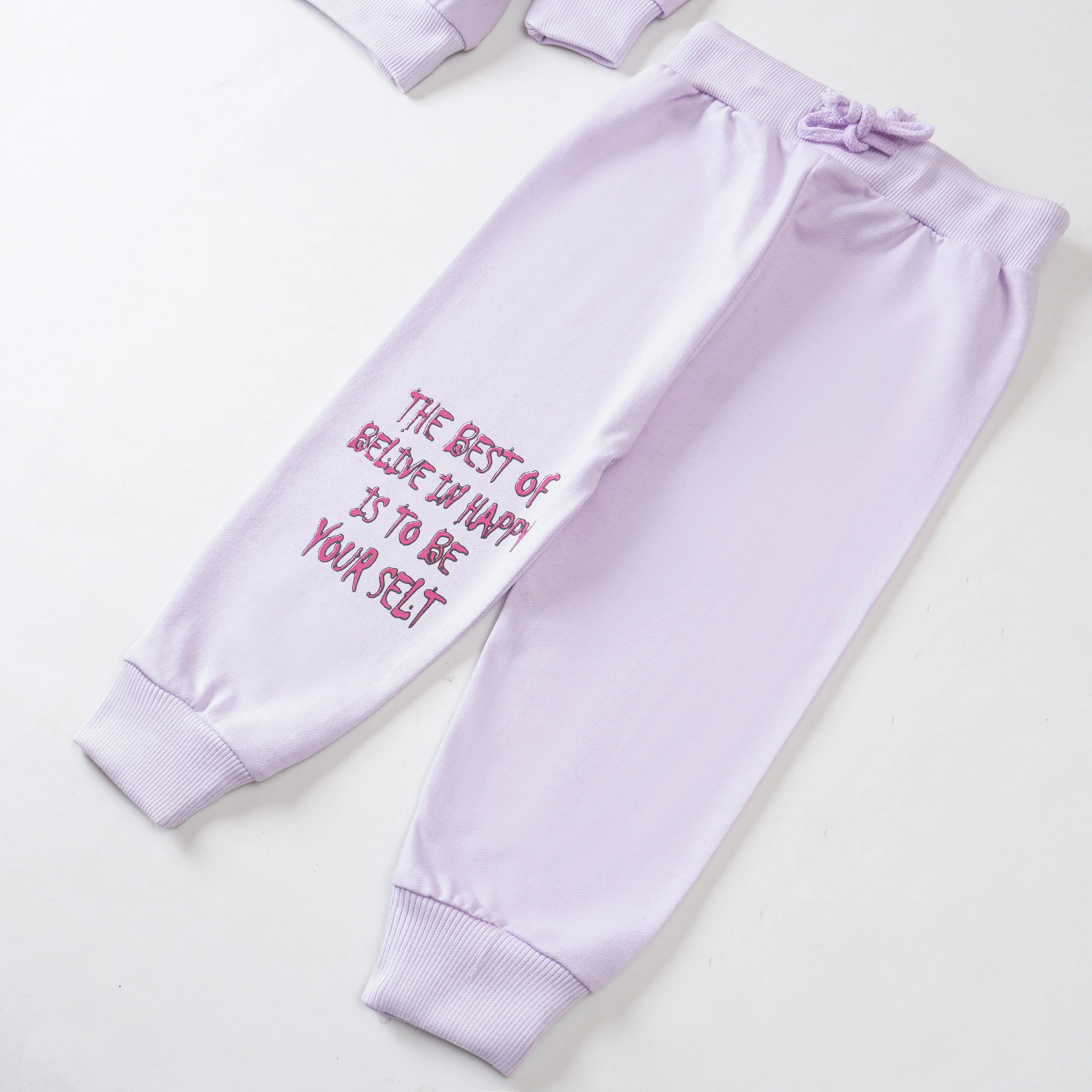 Girls Printed Full Sleeve Suit