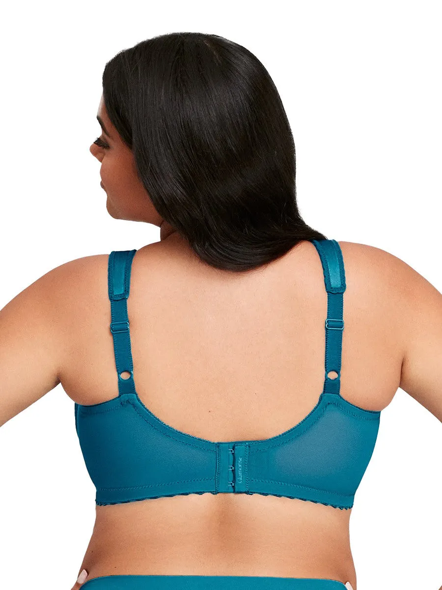 Glamorise Bra 1000 - Feel The Magic Wire-Free Support - Teal