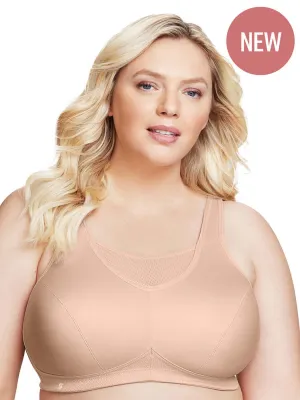Glamorise Bra 1066 - No-Bounce Camisole Sports Bra - Cafe