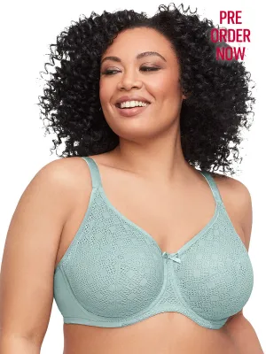 Glamorise Bra 9855 - Lace Comfort Wonderwire Bra - Jade