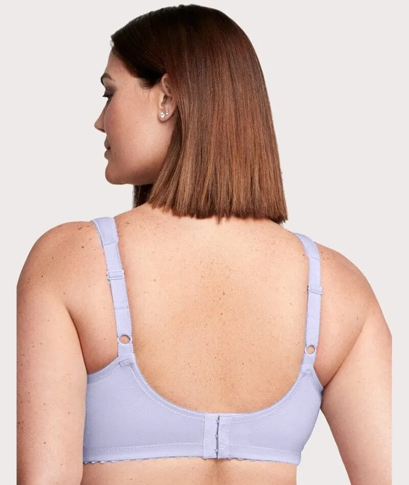 Glamorise Magiclift Cotton Support Wire-Free Bra - Lilac