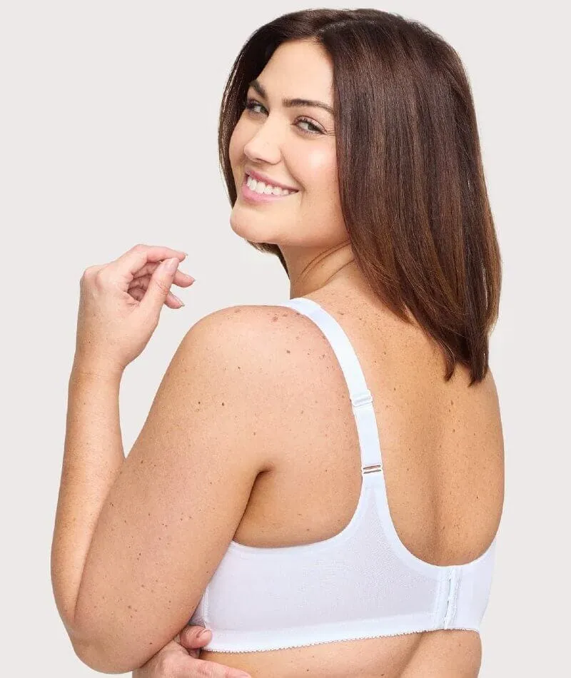 Glamorise Magiclift Minimizer Wire-Free Bra - White