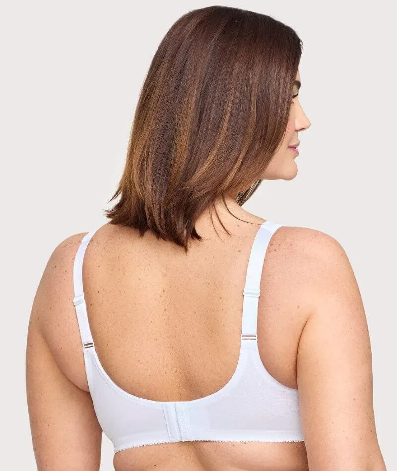 Glamorise Magiclift Minimizer Wire-Free Bra - White