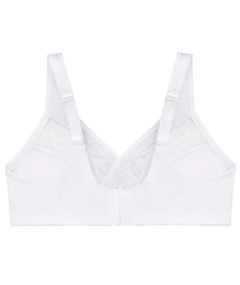 Glamorise Magiclift Minimizer Wire-Free Bra - White