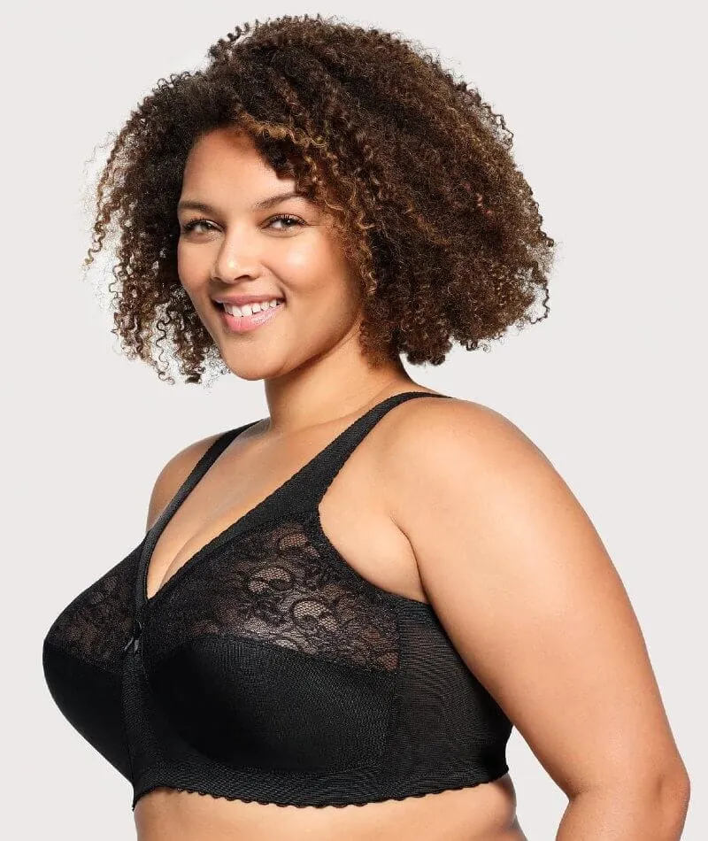 Glamorise Magiclift Original Wire-Free Support Bra - Black