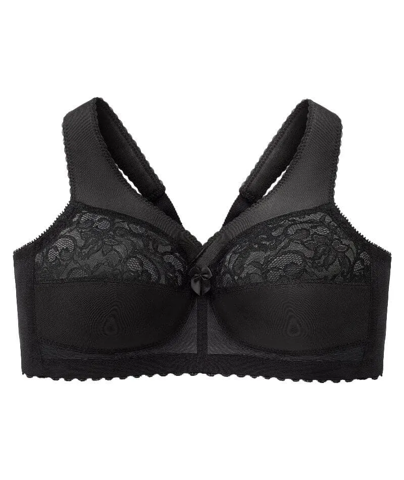 Glamorise Magiclift Original Wire-Free Support Bra - Black