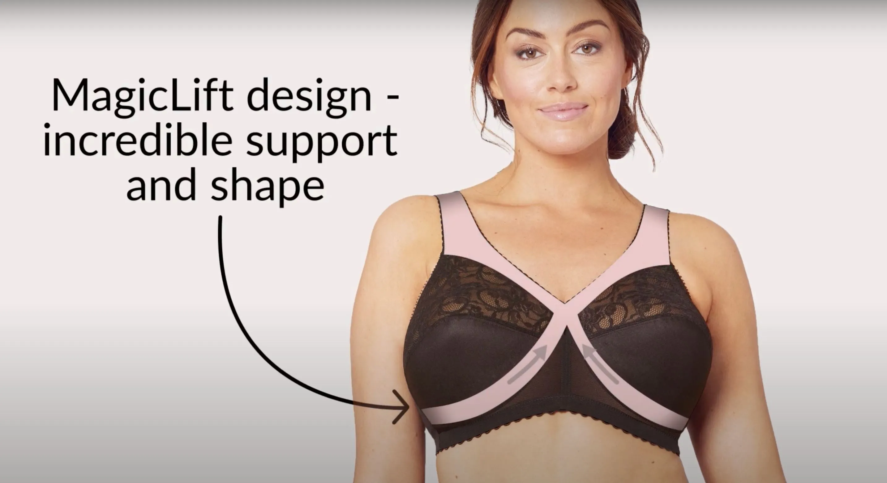 Glamorise Magiclift Original Wire-Free Support Bra - Mocha
