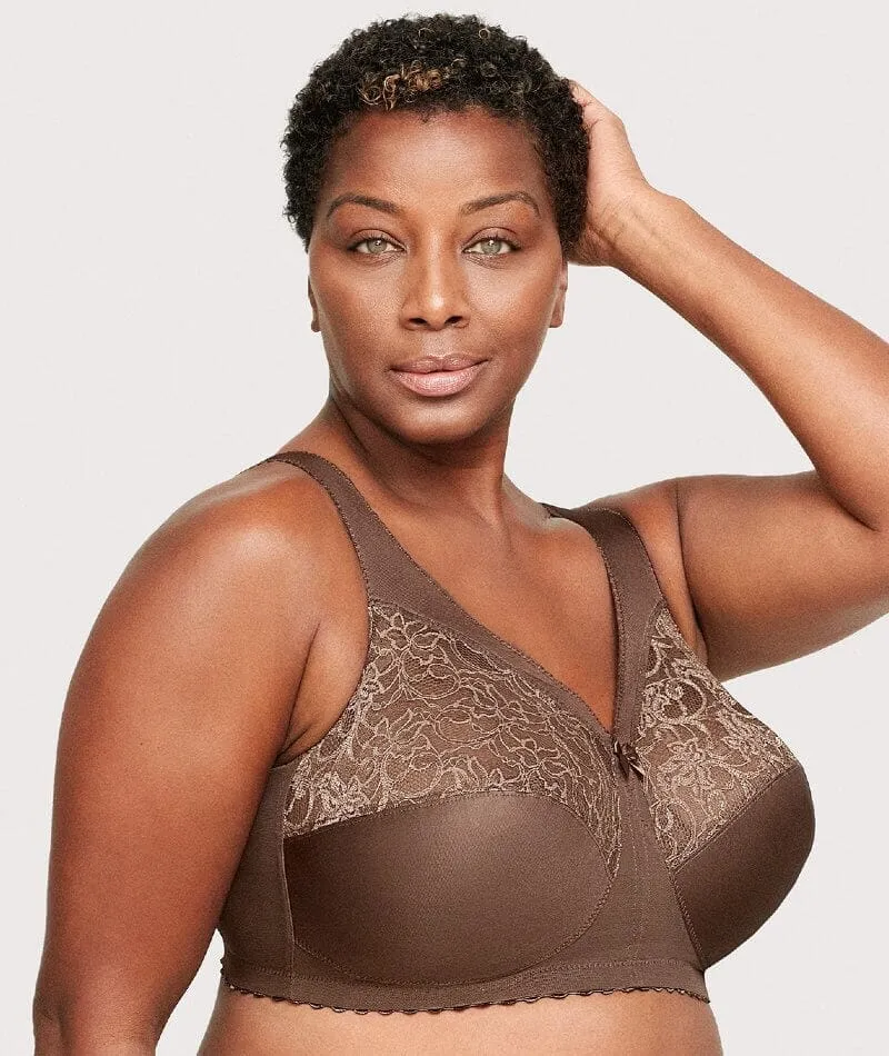 Glamorise Magiclift Original Wire-Free Support Bra - Mocha