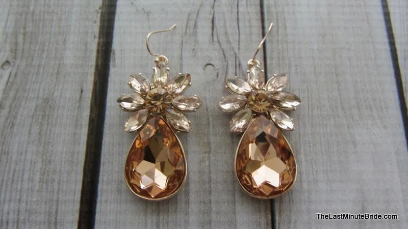 Glass Dangle Earrings