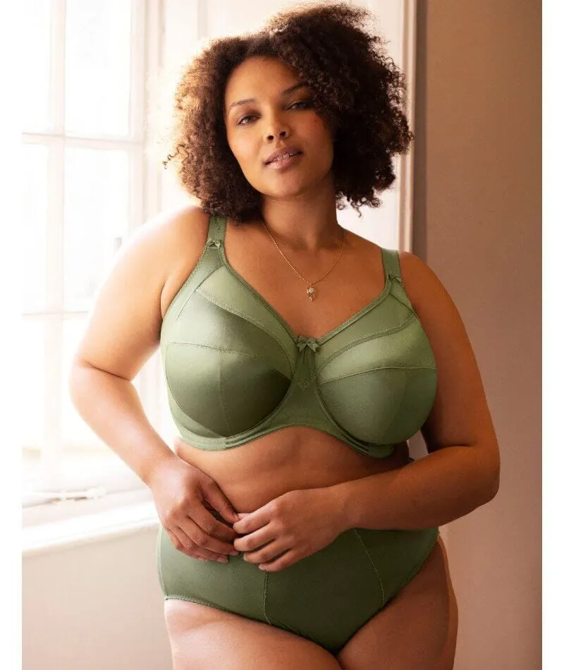 Goddess Keira Underwired Banded Bra - Olive