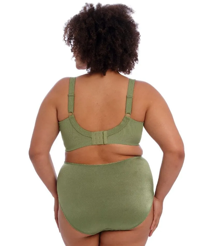 Goddess Keira Underwired Banded Bra - Olive