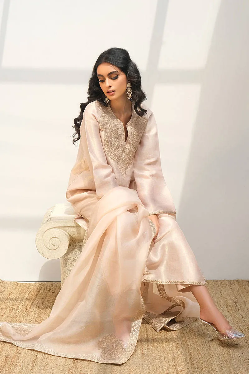 GOLDEN SEHR WITH PANTS AND DUPATTA