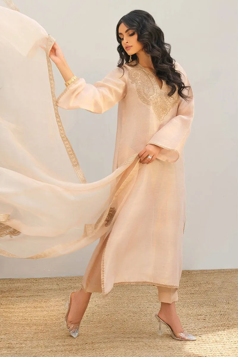 GOLDEN SEHR WITH PANTS AND DUPATTA