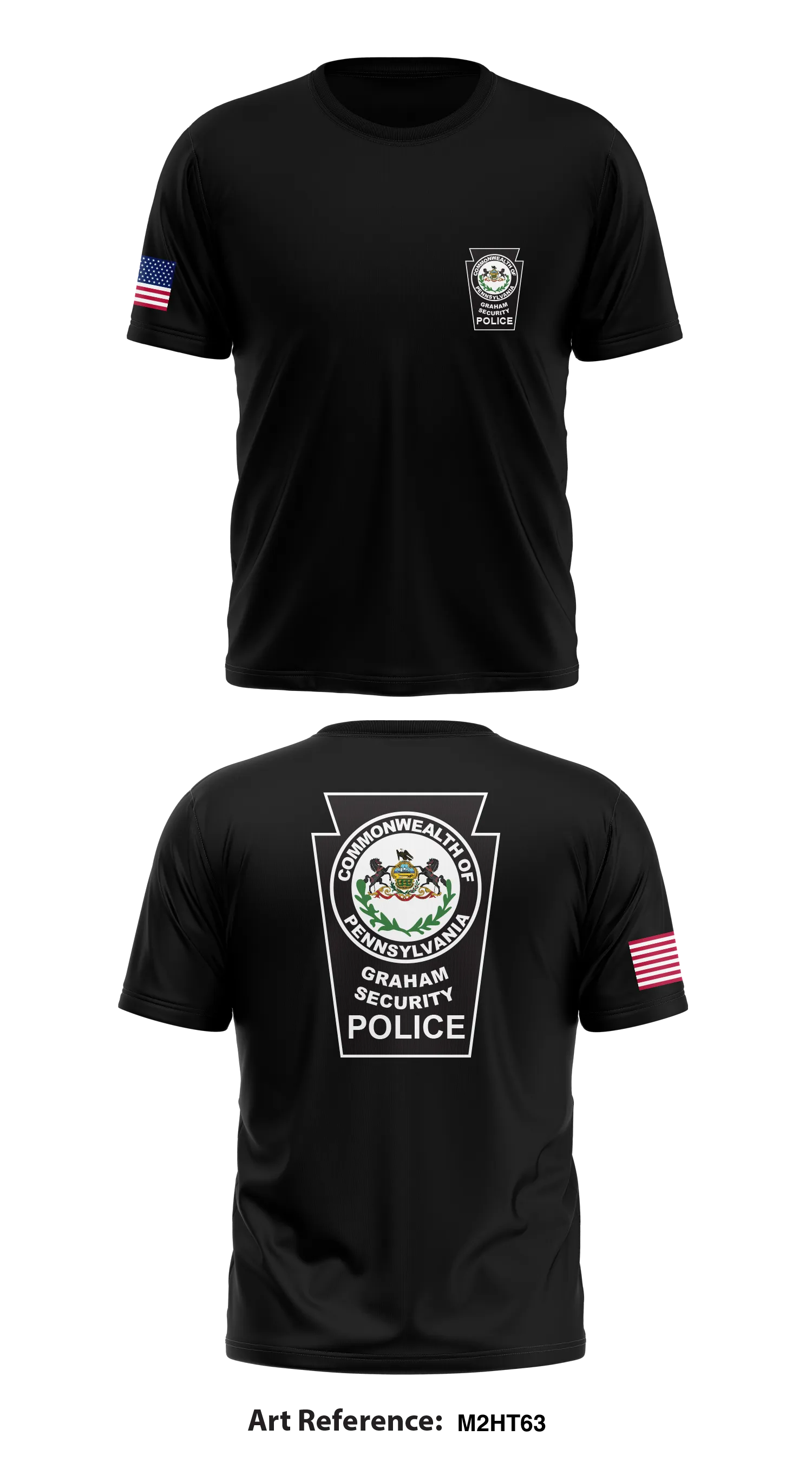 Graham Security Police Inc Store 1 Core Men's SS Performance Tee - M2HT63