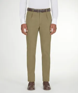 Green in Stretch Cotton Twill Chinos