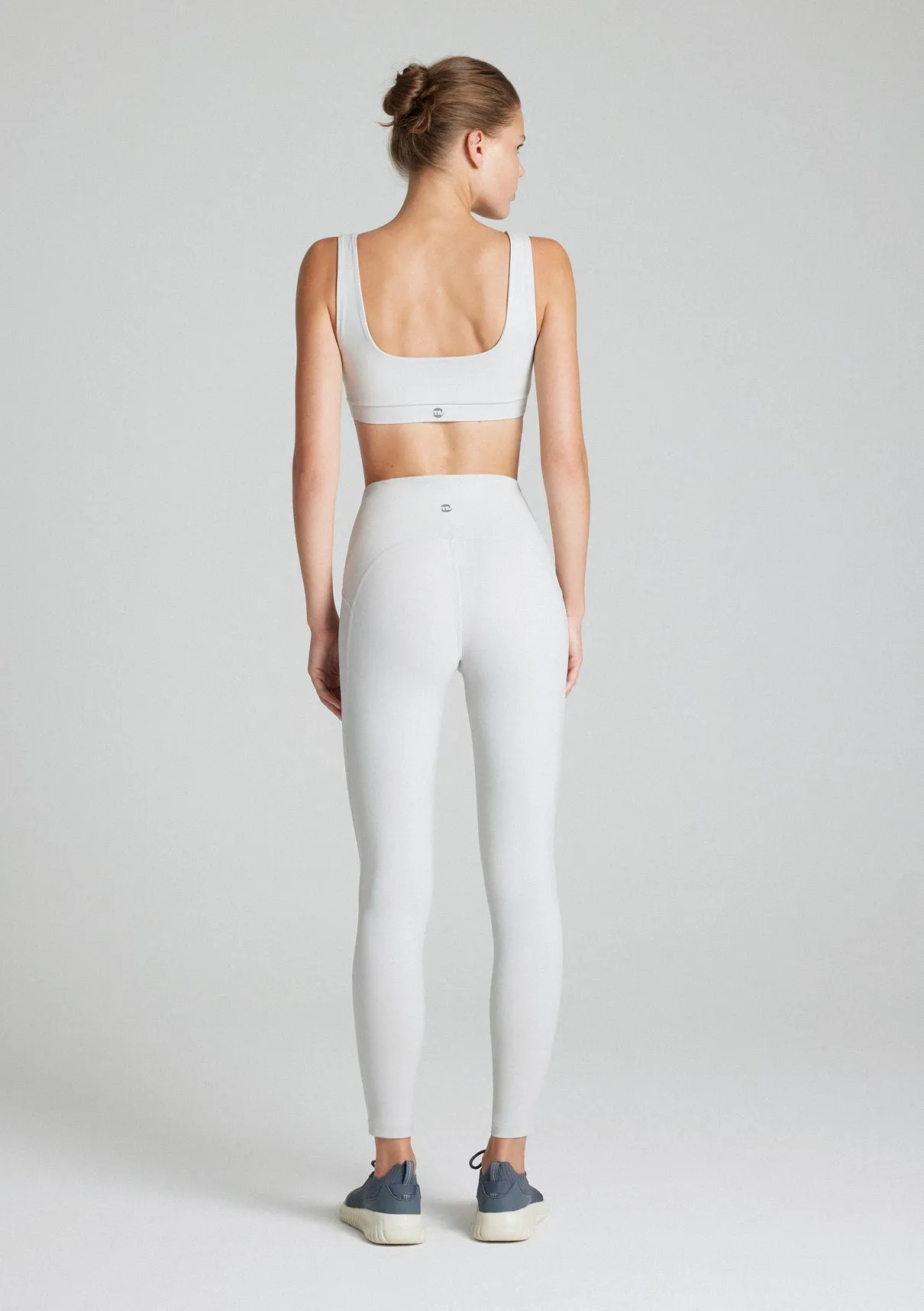 Grey Active Thin Strap Top