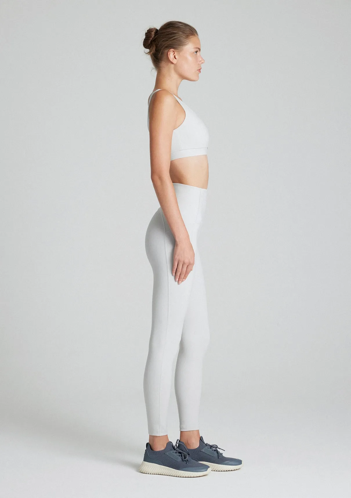 Grey Active Thin Strap Top