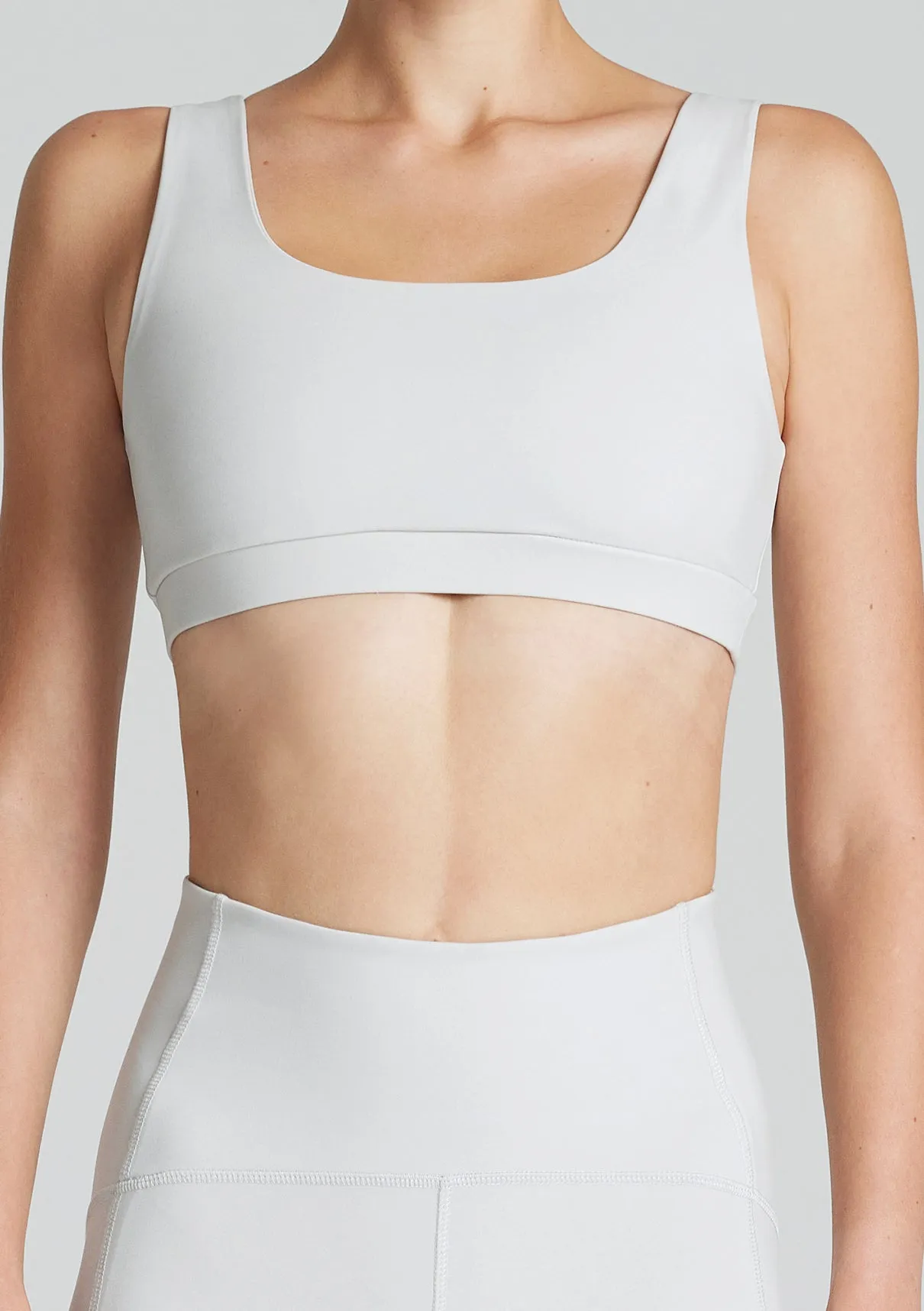 Grey Active Thin Strap Top