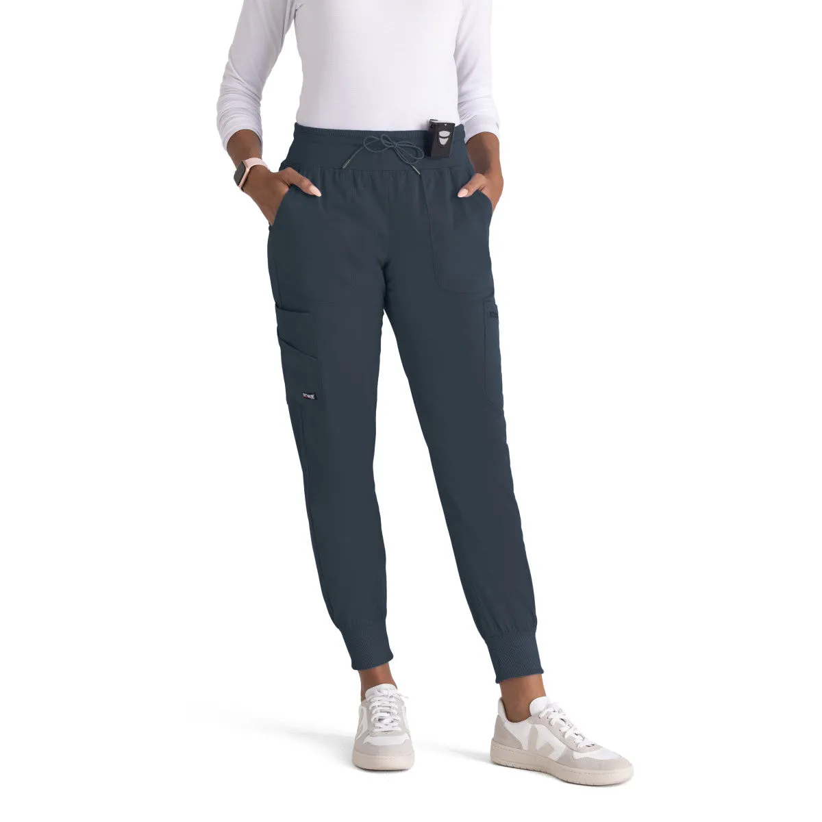 Greys Anatomy Stretch GRSP527 Carly Jogger Steel