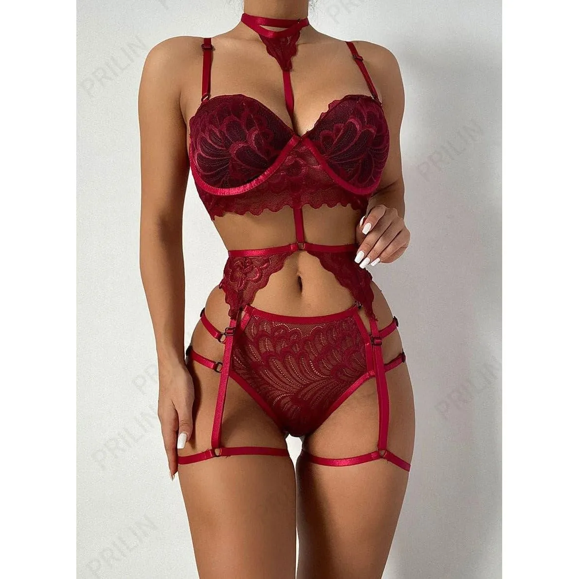 Halter straps around the legs 3 Pieces set