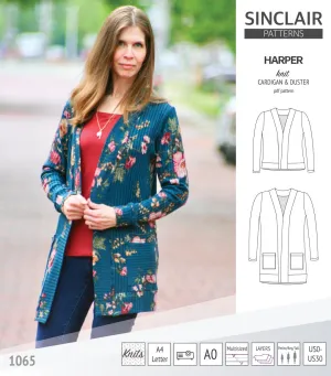 Harper classic knit cardigan and duster (PDF)
