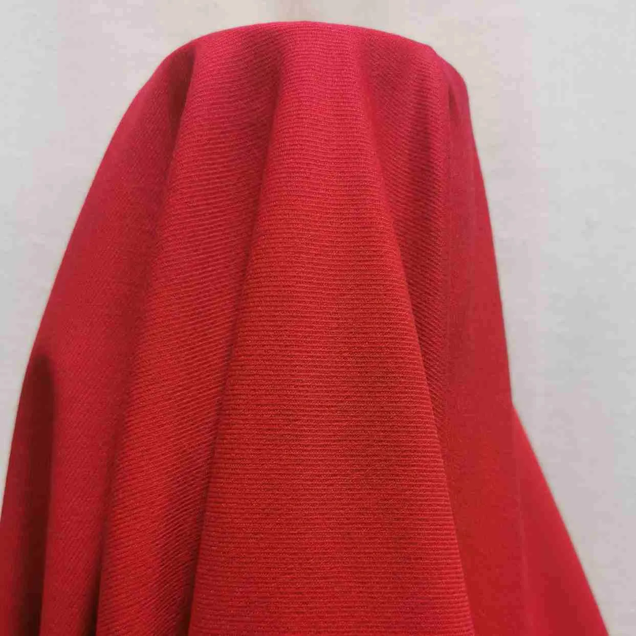 Hartley Wool Cotton Twill, Red