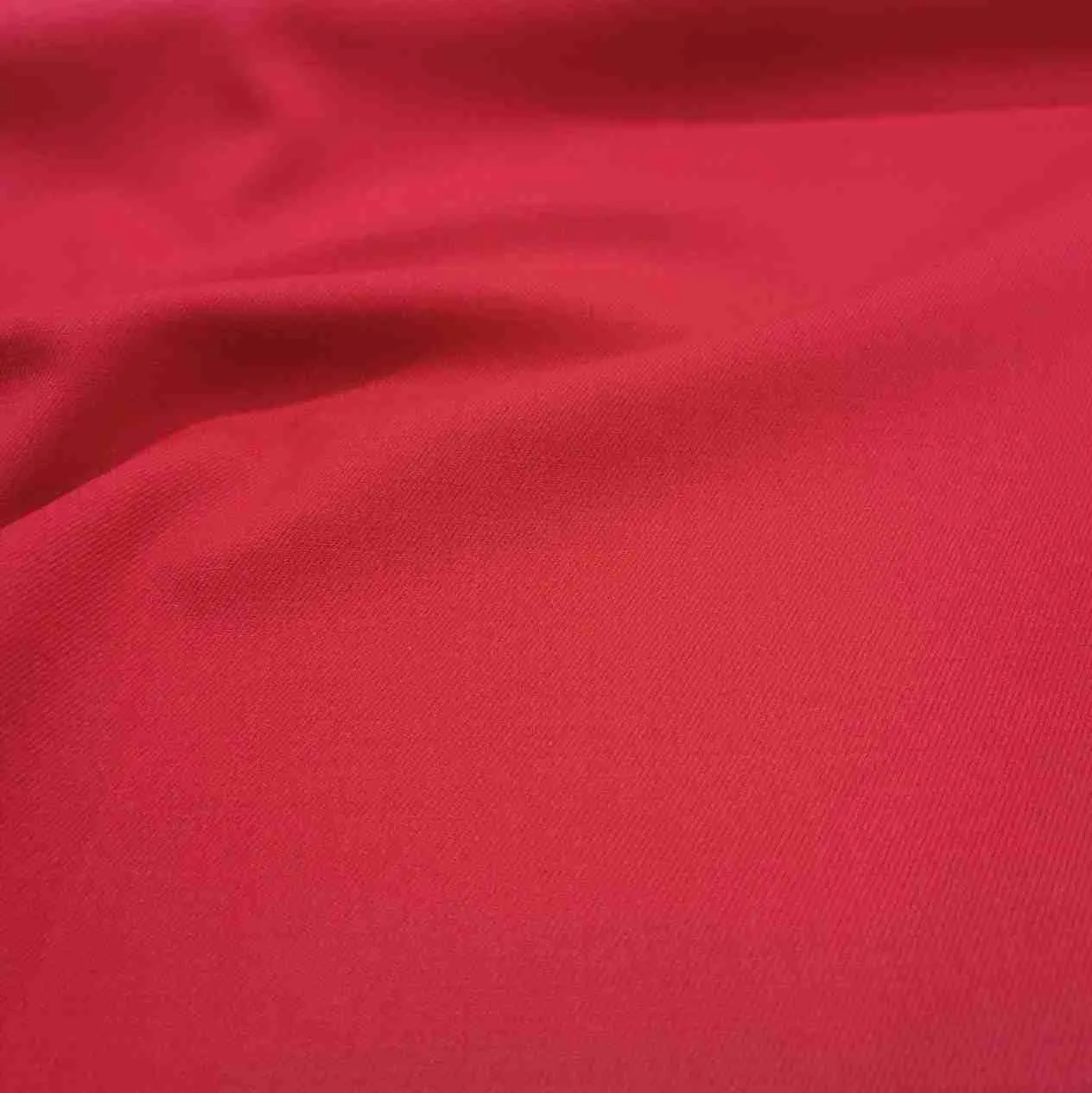 Hartley Wool Cotton Twill, Red