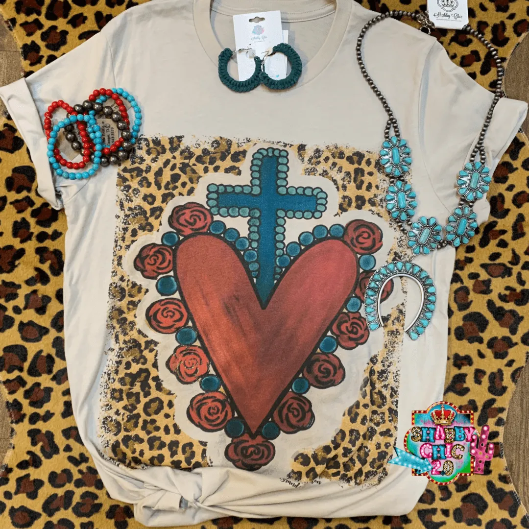 Heart and Cross Tee