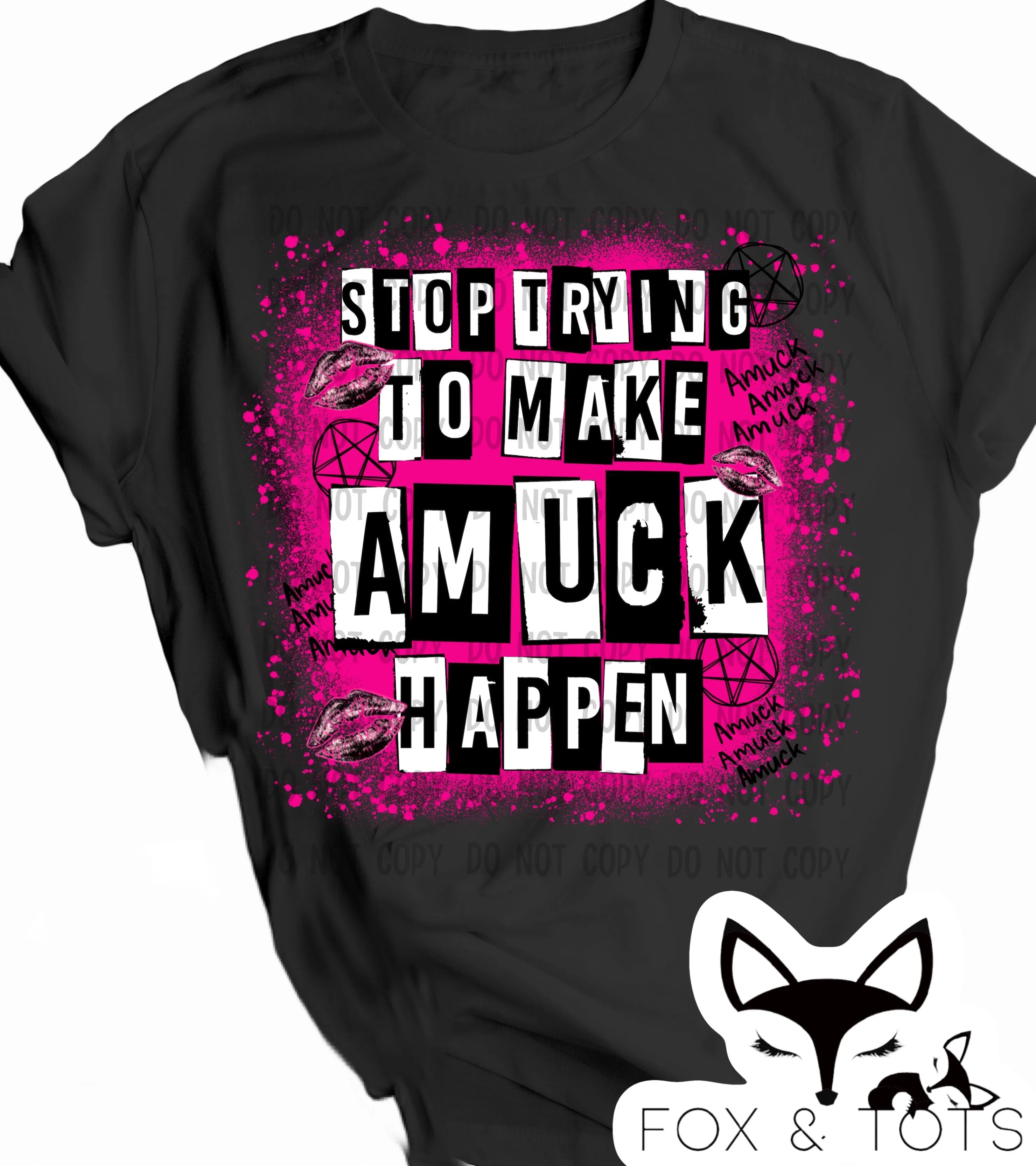 Hocus make amuck happen Pre order - Tee as Pictured 2-3 week tat