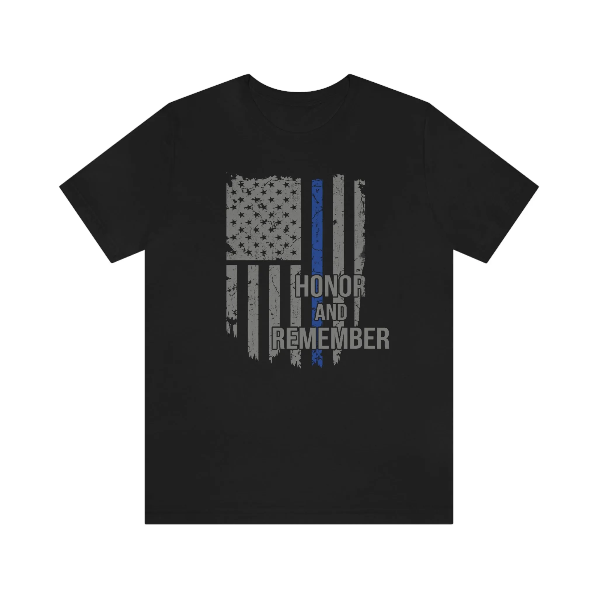Honor and Remember © Unisex Tee (Thin Blue Line)