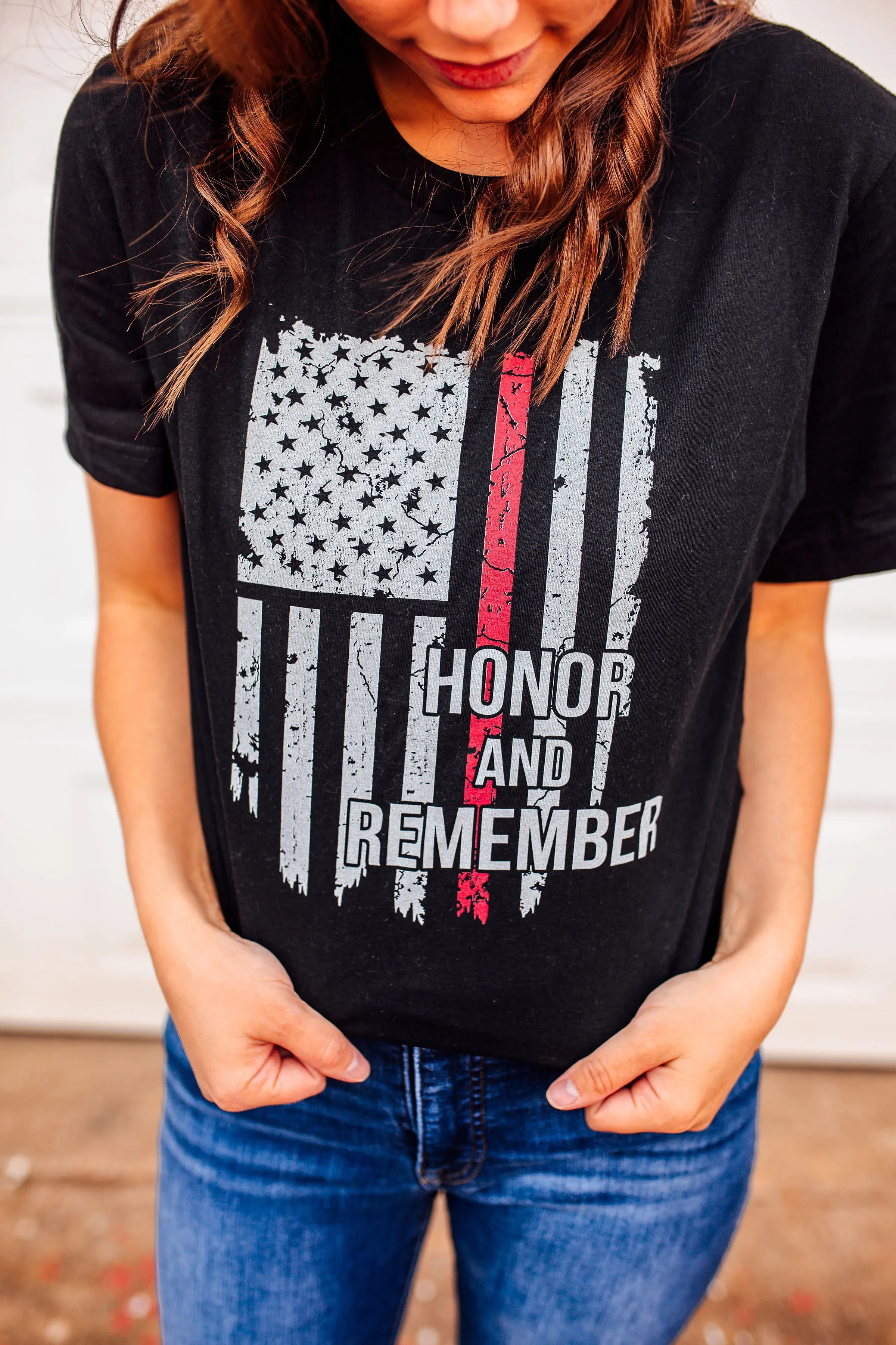 Honor and Remember © Unisex Tee (Thin Red Line)