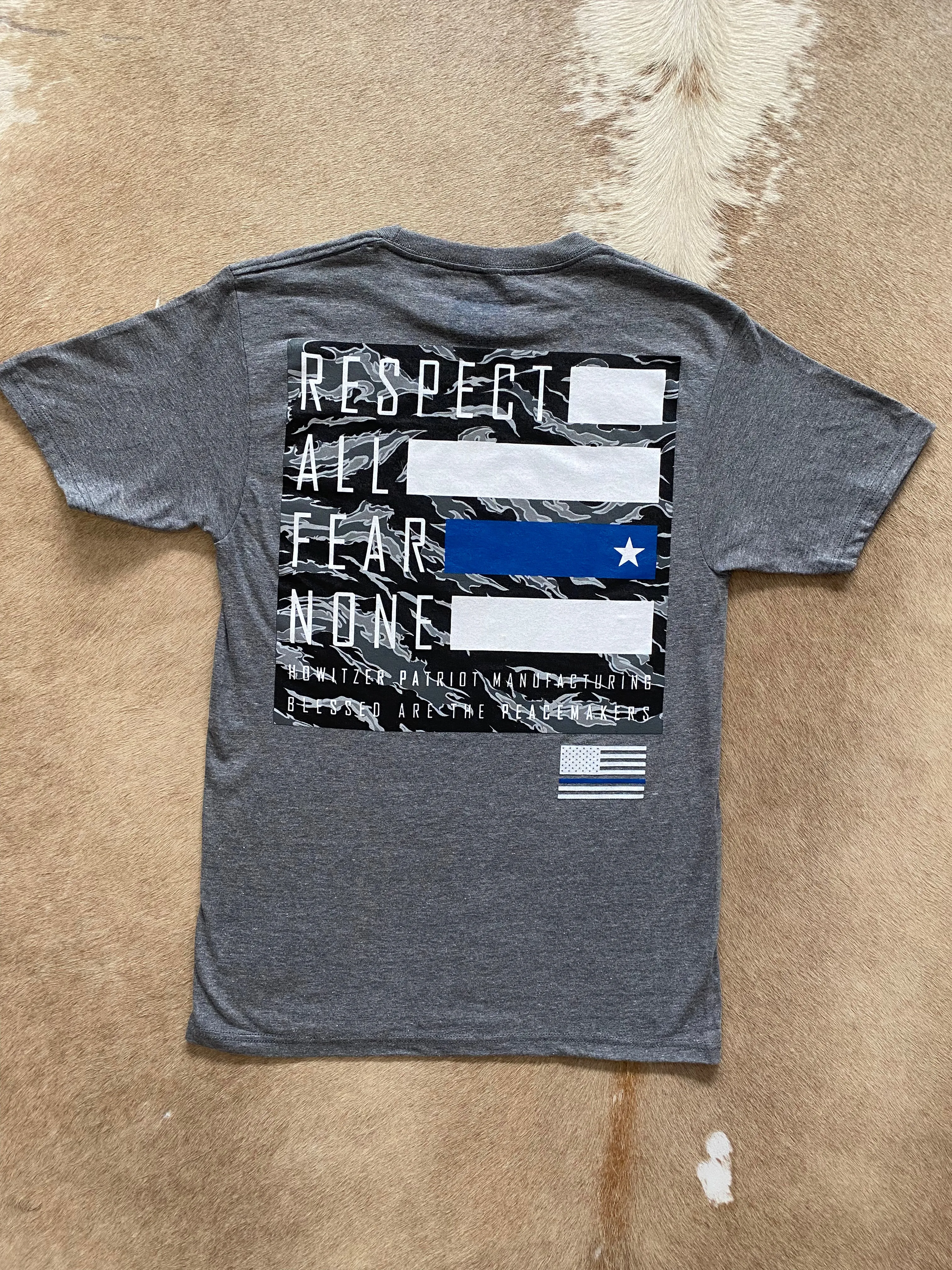 Howitzer No Fear Heather Grey Graphic Tee
