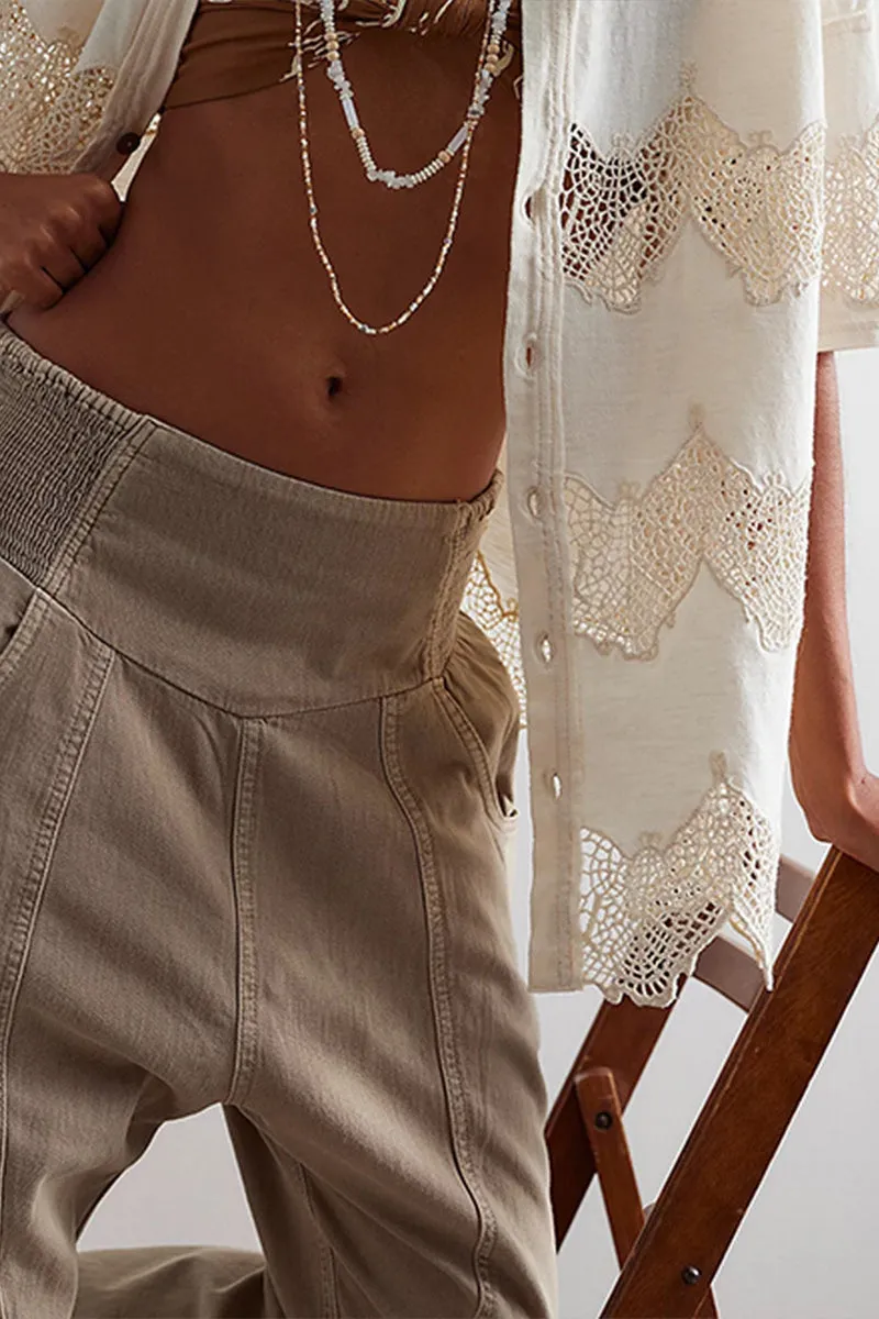HPQ1048 Mid-Rise Square Pants