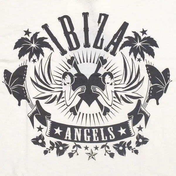 Ibiza Angels Classic Logo Cream Men's T-Shirt